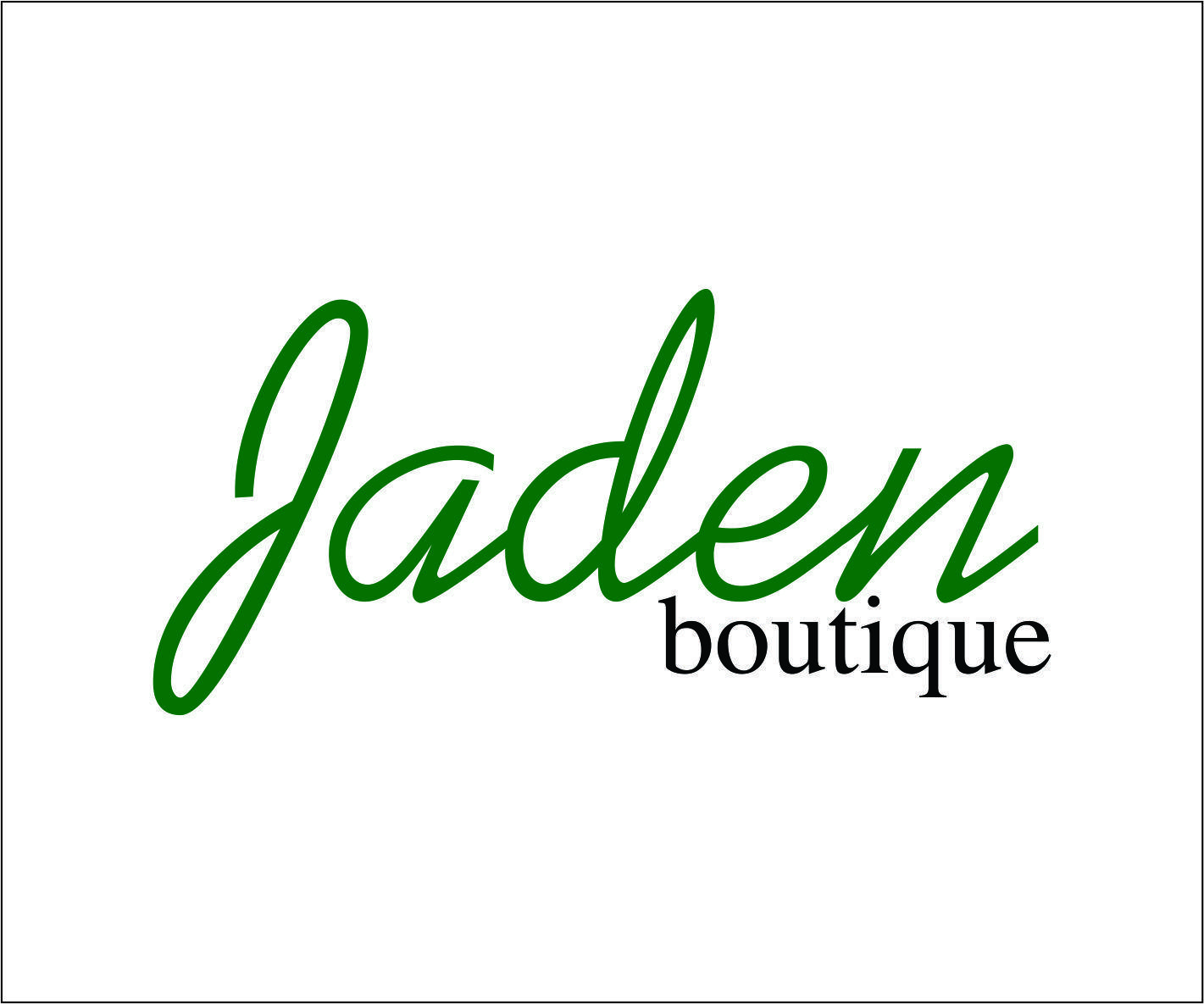 Jaden Logo - Modern, Feminine, Boutique Logo Design for Jaden Boutique