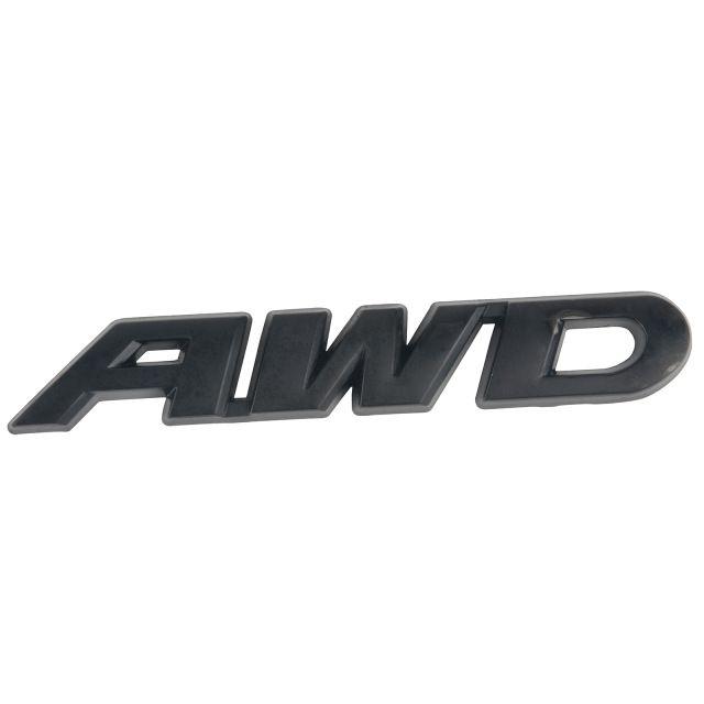 AWD Logo - US $1.62 40% OFF|Black 9*1.5CM Metal AWD Emblem Car Body Badge Sticker  Decal 4 Wheel Drive SUV Off Road for Honda Subaru Car Exterior  Accessories-in ...