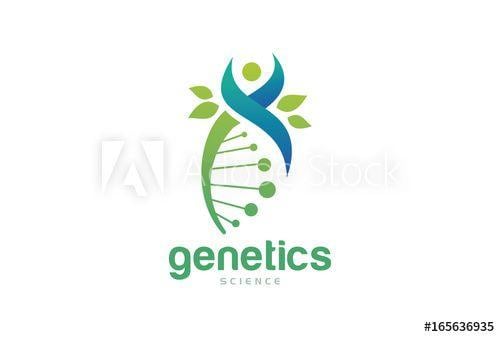 Biology Logo - Genetics DNA Biology Logo Template Design Vector, Emblem, Design ...