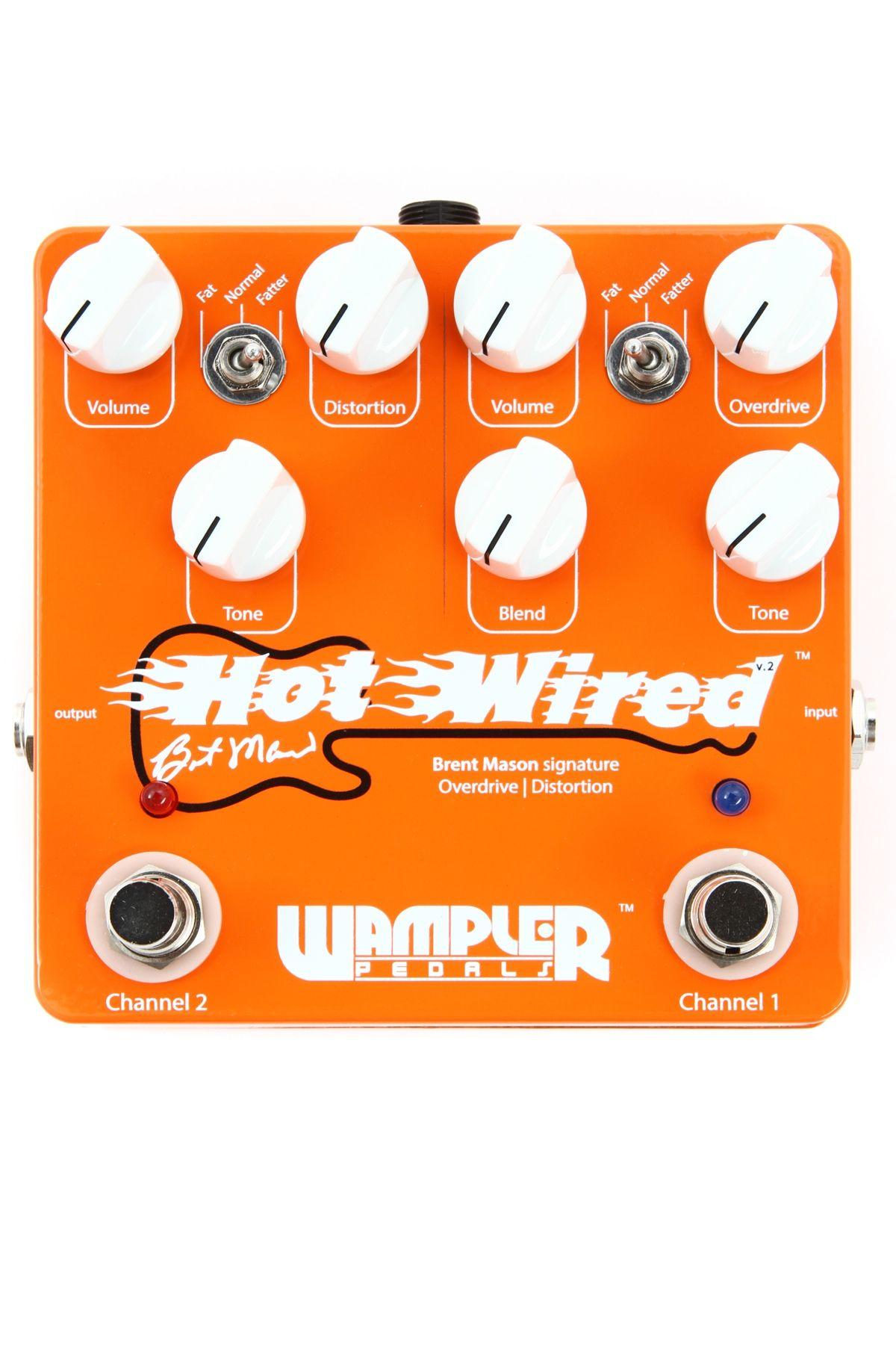Hotwired Logo - Details about Wampler Brent Mason Hot Wired V2 Signature Overdrive
