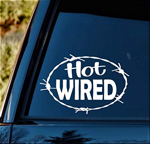 Hotwired Logo - Hot Wired Barbed Wire Decal Sticker for Window 6.0 Inch