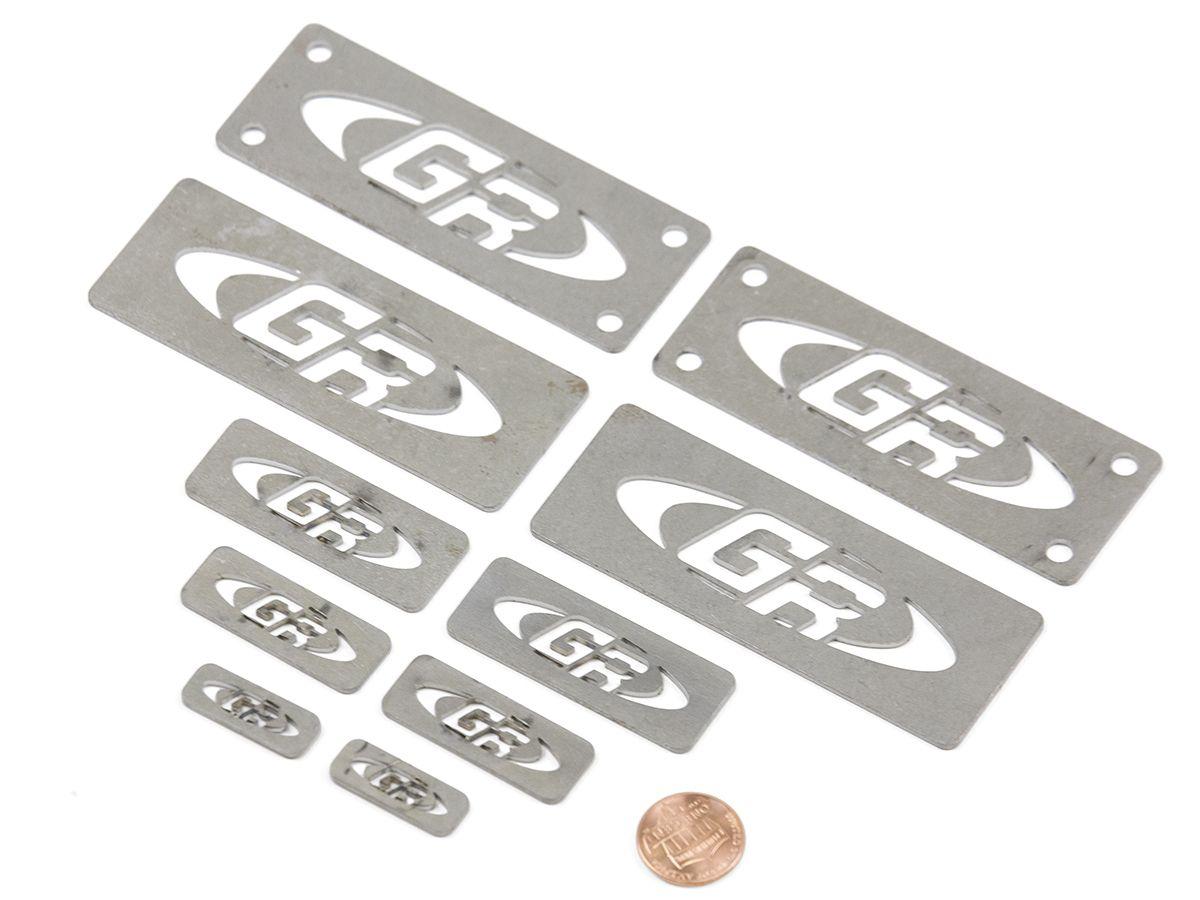 GenRight Logo - Weld on GenRight Logo Badge (Multiple Sizes) - Pair