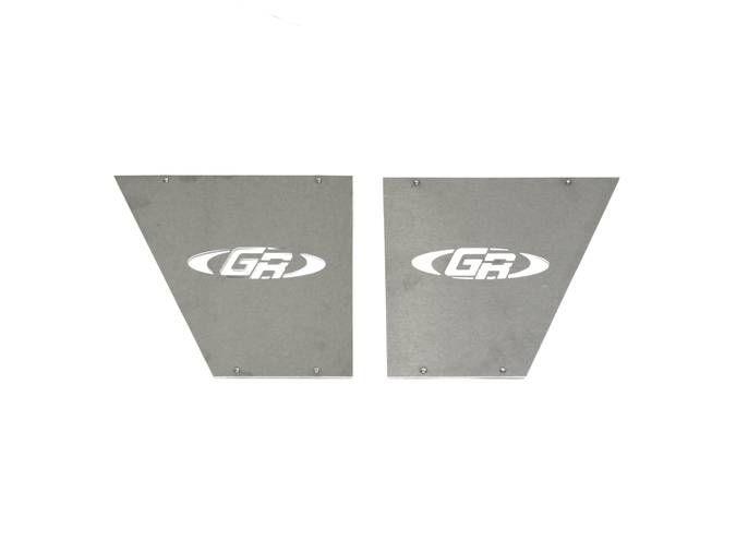 GenRight Logo - GenRight #TFF 5507 Jeep Side Panel G3 Fenders GenRight Logo 76 06 TJ, LJ, YJ, CJ Pair Front Aluminum Bare GenRight