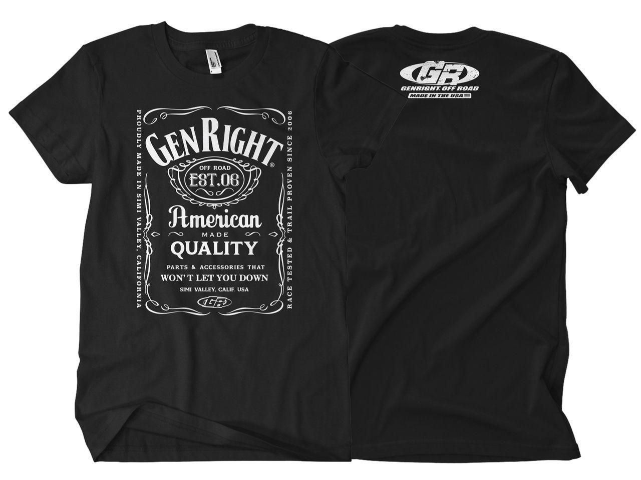 GenRight Logo - GenRight Mens Whiskey Shirt