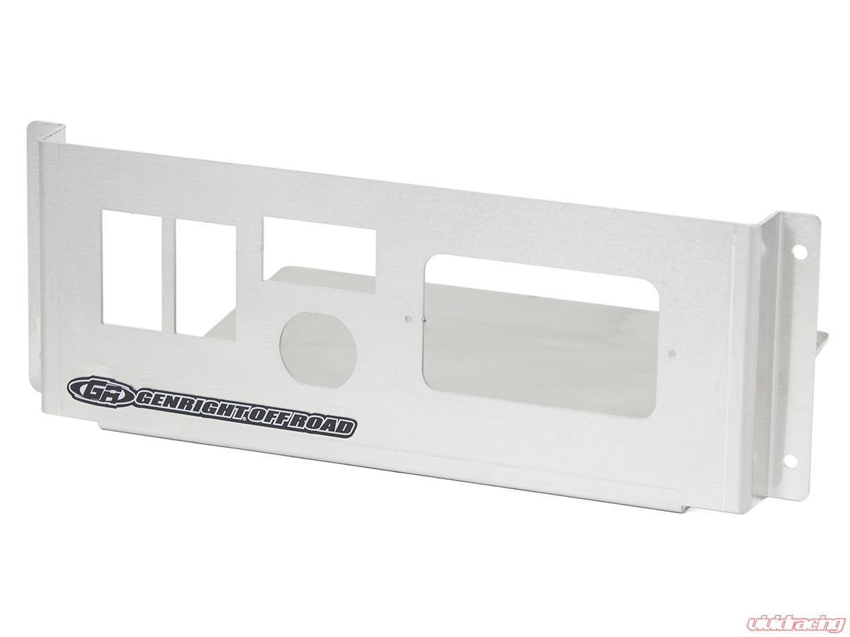 GenRight Logo - Jeep SSV MRB3 Dash Mount Kit Universal Aluminum Bare w/GenRight Logo  GenRight