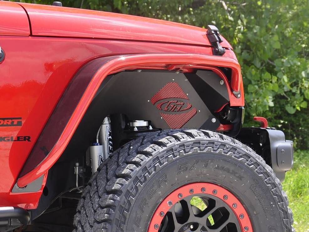 GenRight Logo - GenRight JEEP JK ALUMINUM FRONT INNER FENDERS (2 DOOR & 4 DOOR)