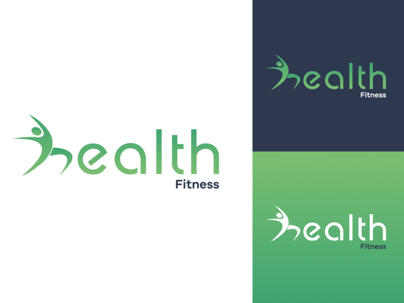 nHealth Logo - Health Fitness Logo by Sujata Kushwaha on Dribbble