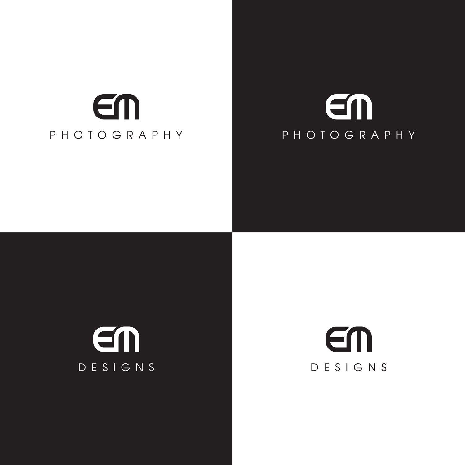 Em Logo - Bold, Modern Logo Design for EM Photography / EM Designs by tavi ...