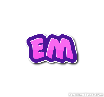 Em Logo - Em Logo. Free Name Design Tool from Flaming Text