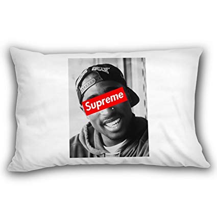 Raper's Logo - PocaBlife Tupac Supreme Rap Raper Music Logo Pillow Cases 20