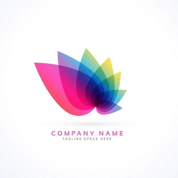 Fiori Logo - Petali colorati fiori logo concept | Scaricare vettori gratis
