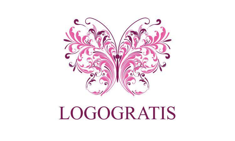 Fiori Logo - Logo Farfalla Stilizzata Fiori -- Logogratis --
