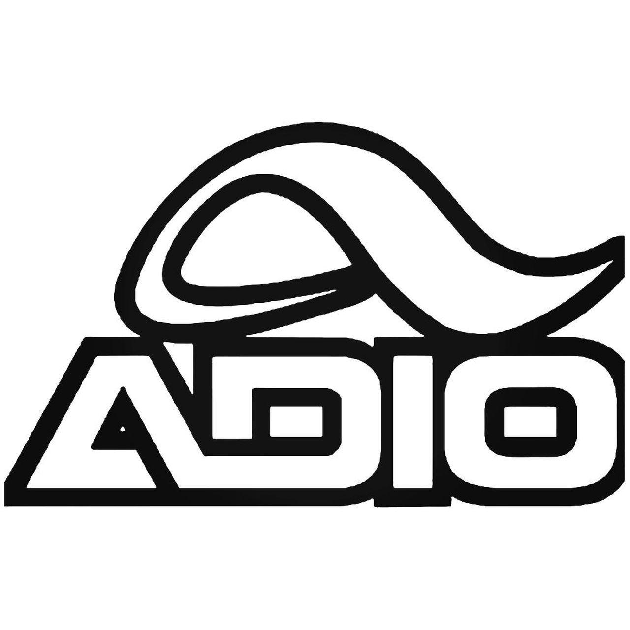 Adio Logo - Adio Skate Logo 2 Sticker