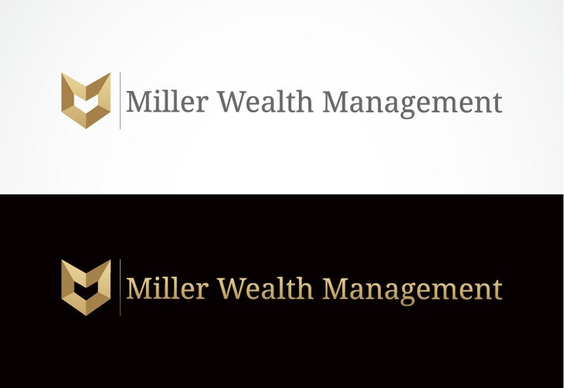 Wealth Logo - Miller Wealth Management Logo - Thunderstruck Design