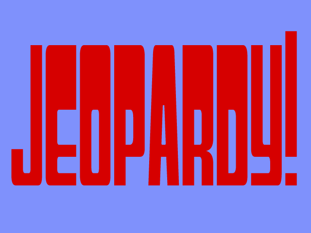 Jepardy Logo - Jeopardy! Timeline (syndicated version)/Season 1. Jeopardy! History