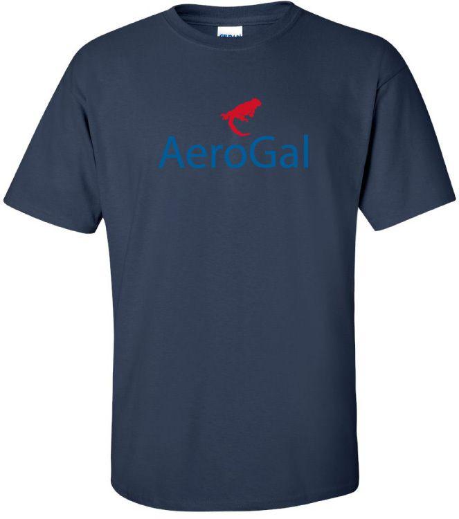 Aerogal Logo - AeroGal Vintage Logo Ecuadorian Airline T-Shirt