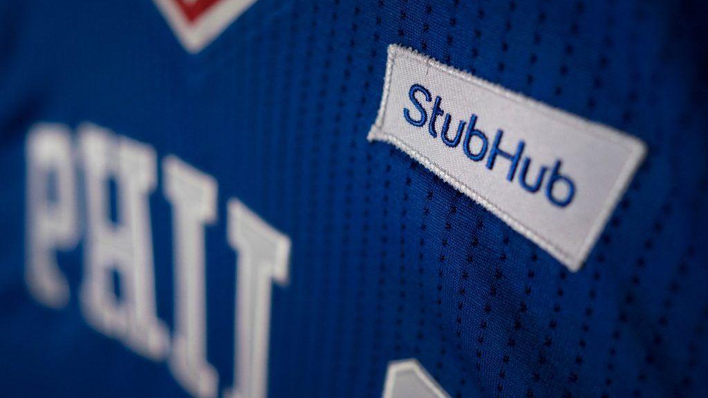 StubHub Logo - The Stubhub logo on Sixers jerseys, and what fans should really be ...