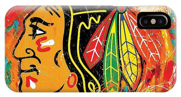 Blckhawks Logo - Chicago Blackhawks Logo IPhone X Case
