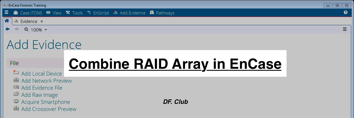 Encase Logo - How to Combine RAID Array images in EnCase. - dfclub - Medium