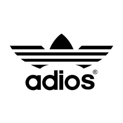 Adios Logo - ADIOS #fake #logo #adidas #mexico #adios