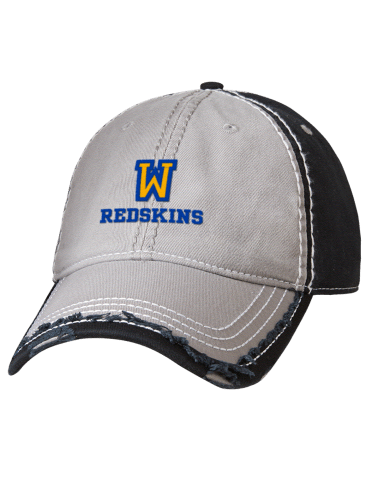Wellpinit Logo - Embroidered Vintage Washed Cotton Distressed Cap