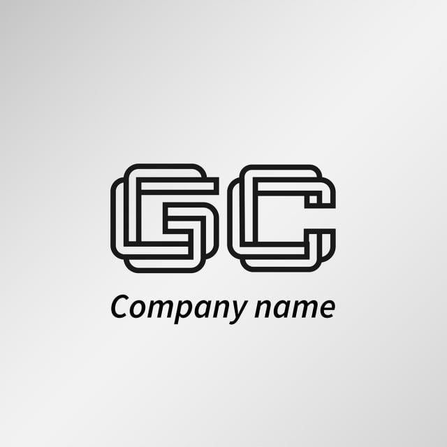 GC Logo - Initial Letter GC Logo Template Template for Free Download on Pngtree