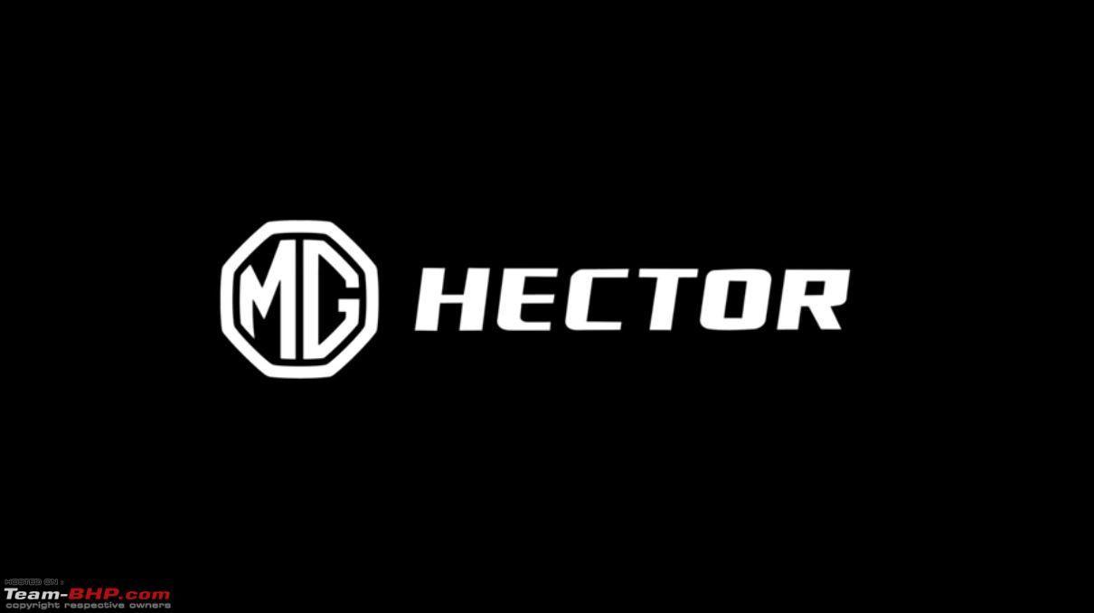 Hector Logo - MG India's first SUV named Hector. Edit: Launched 12.18L