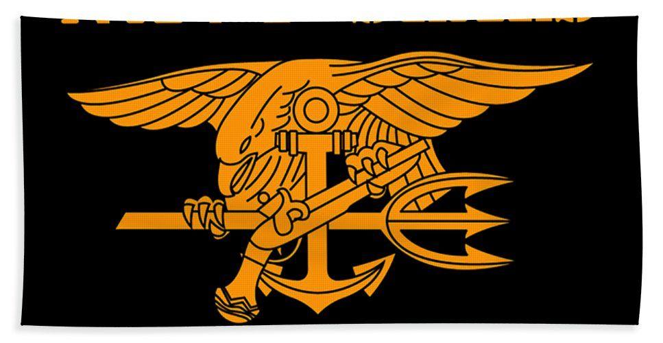 Seals Logo - Navy Seals Logo And Motto Bath Towel