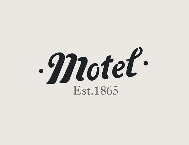 Motel Logo - Motel | Logos | Logos, Script logo, Identity design