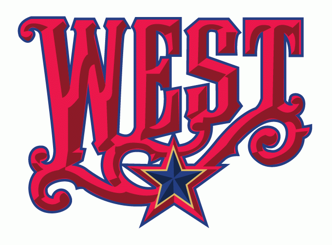 West Logo - NBA All Star Game Jersey Logo Basketball Association NBA