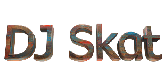 Skat Logo - Make 3D Text Logo - Free Image Editor Online - DJ Skat | by Guest