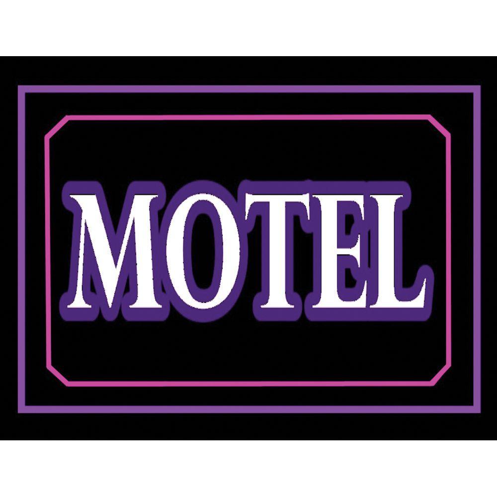 Motel Logo - Porta-Trace / Gagne LED Light Panel with Motel Logo (18 x 24