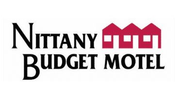 Motel Logo - Nittany Budget Motel logo - Lion Country Lodging