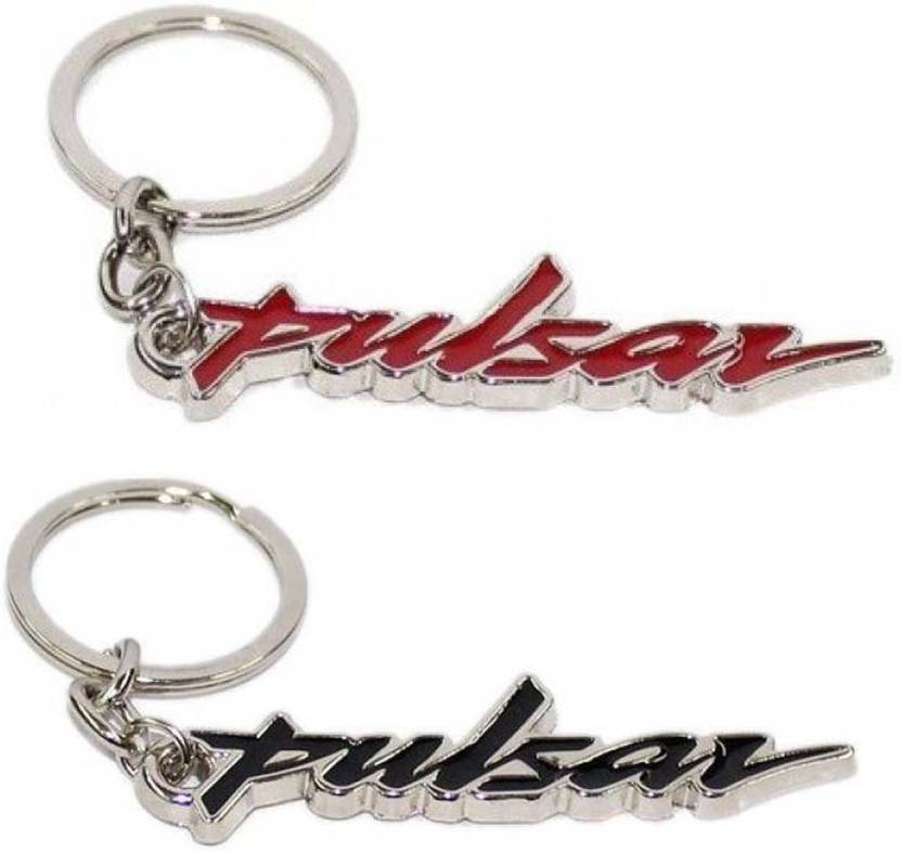 Pulsar Logo - ShopTop Pulsar logo metal keychain combo of 2 Key Chain