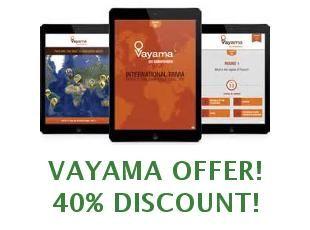 Vayama Logo - Coupons Vayama $30 off