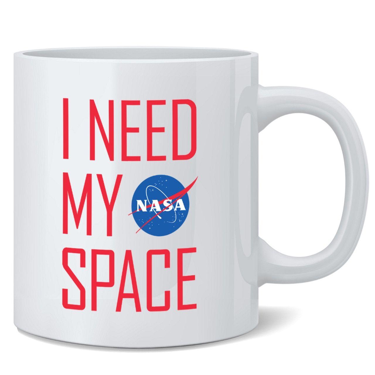 Meatball Logo - NASA I Need My Space Meatball Logo Funny 12 oz Coffee Mug