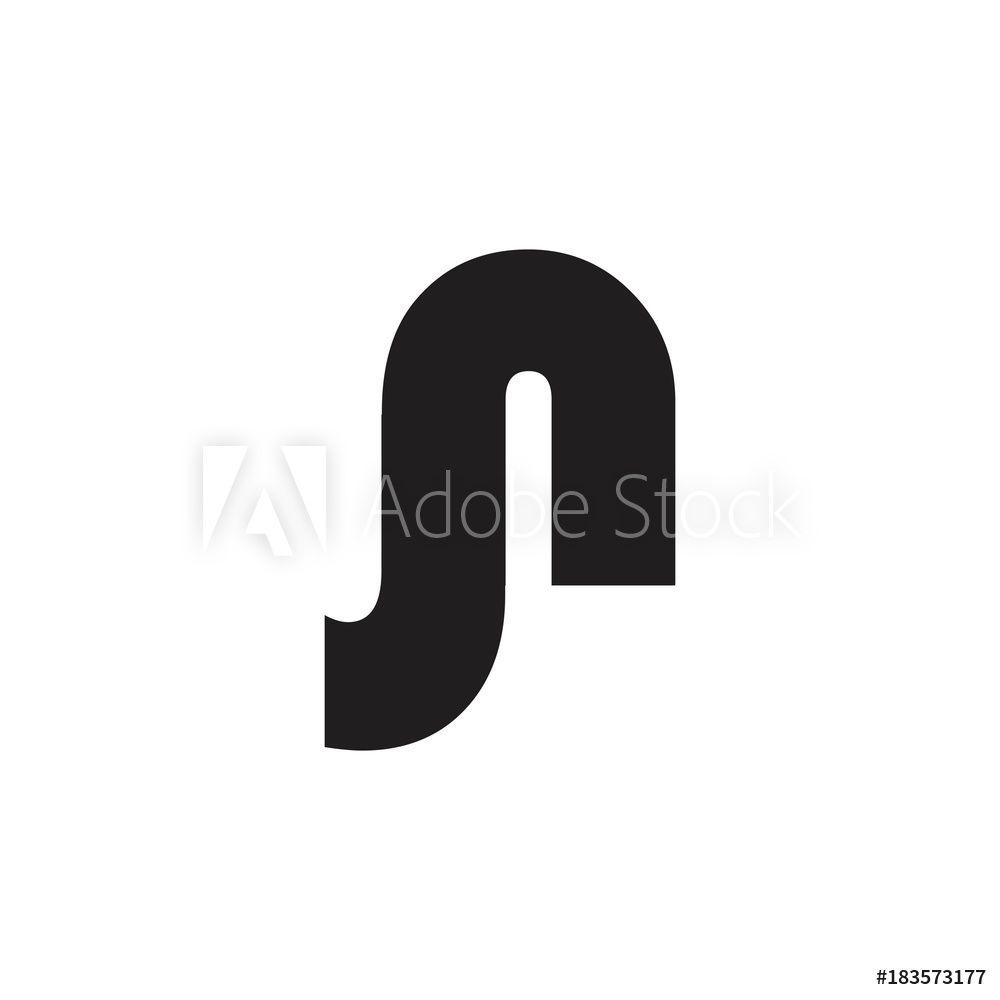 Jn Logo - Photo & Art Print initial letter jn logo vector | EuroPosters