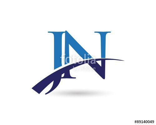 Jn Logo - JN Logo Letter Swoosh