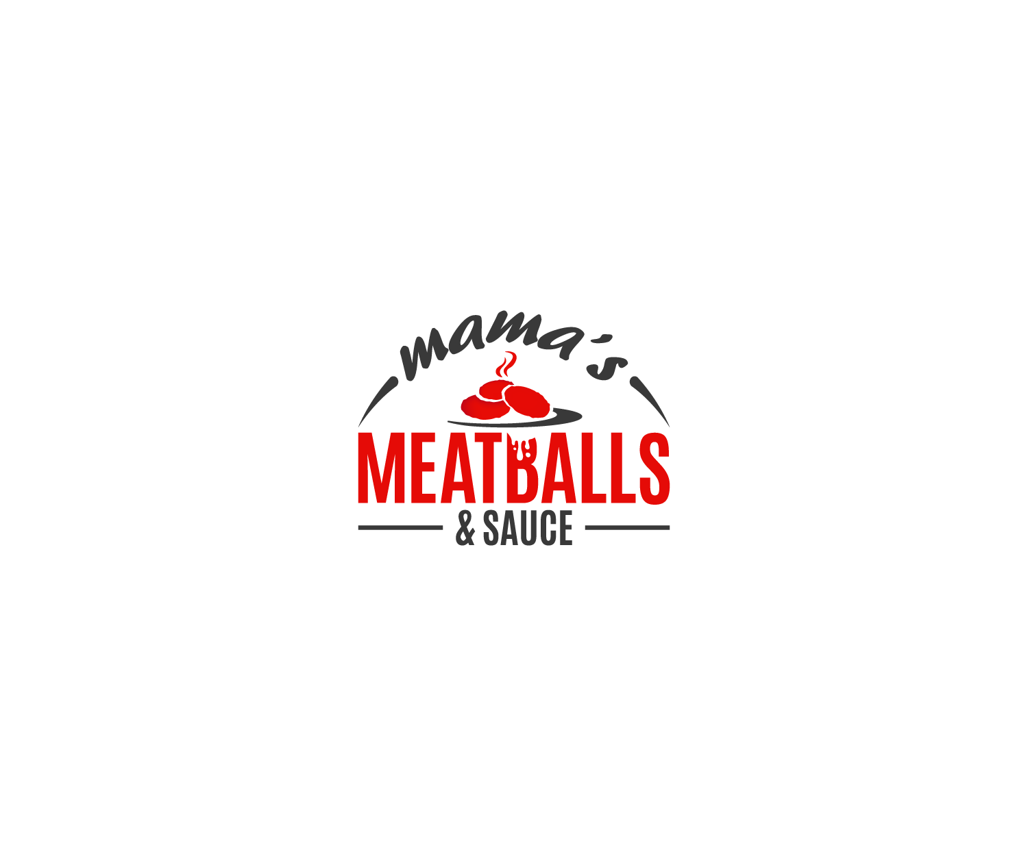 Meatball Logo - Bold, Playful, Food Service Logo Design for Mama's Meatballs & Sauce ...