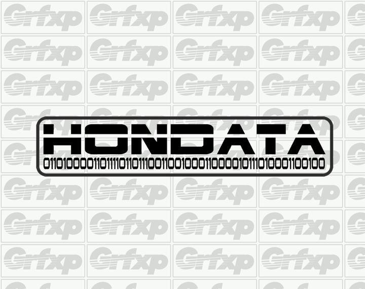 Hondata Logo - HONDATA Sticker