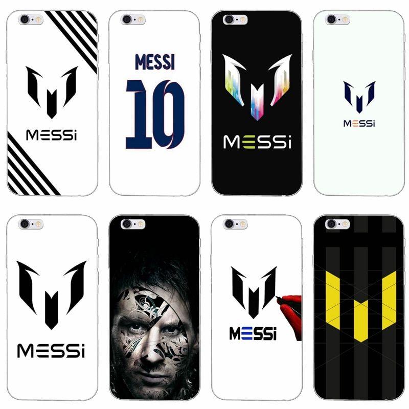 Messi Logo - leo Messi logo slim silicone Soft phone case For iPhone X 8 8plus 7 7plus 6  6s plus 5 5s 5c SE 4 4s