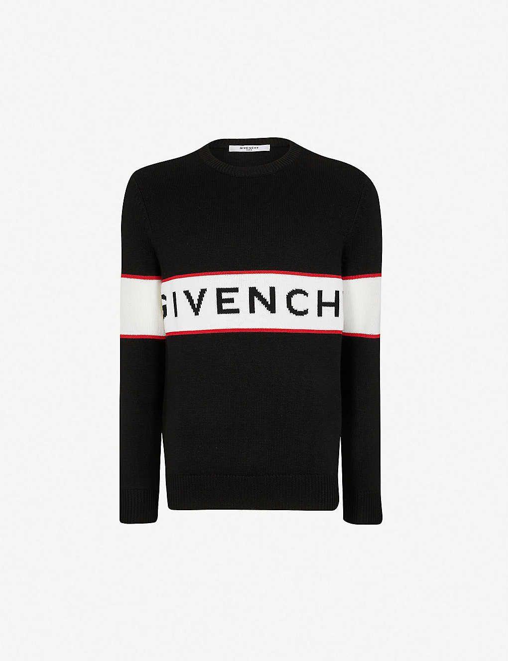 Givinchy Logo - Logo wool jumper