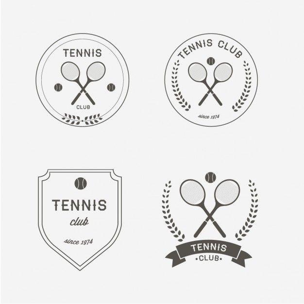 Tennis Logo - Tennis logo design Vector | Free Download