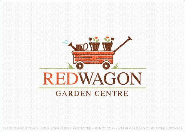 Wagon Logo - Red Wagon Garden | Readymade Logos for Sale