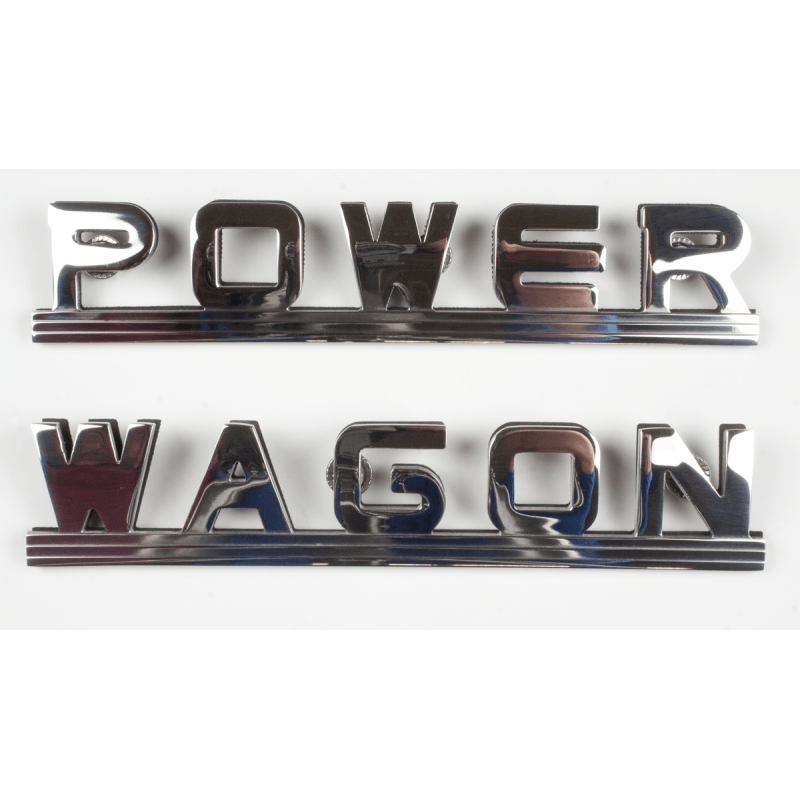 Wagon Logo - B 229 PW POWER WAGON Emblem Classics, LLC