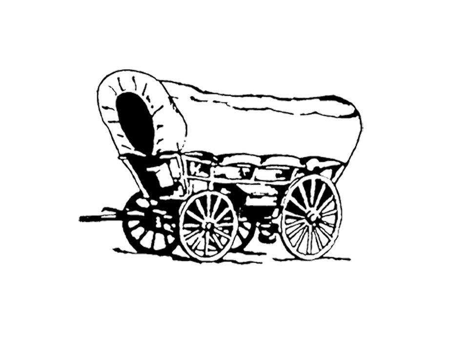 Wagon Logo - old pioneer logo wagon | Old Pioneer Press