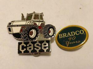 Bradco Logo - Details about CASE Tractor Hat Pin & Bradco Farm Equipment Pin Lot