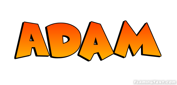 Adam Logo - Adam Logo | Free Name Design Tool from Flaming Text