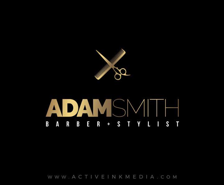 Adam Logo - Gold Barber Logo (Adam)