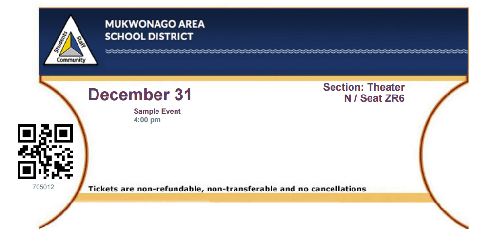 Masd Logo - Mukwonago Area School District to Print Online Tickets